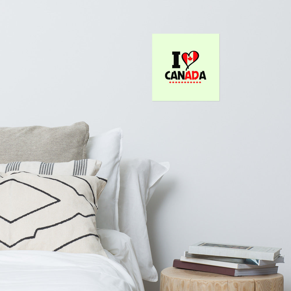 I LOVE CANADA - Poster