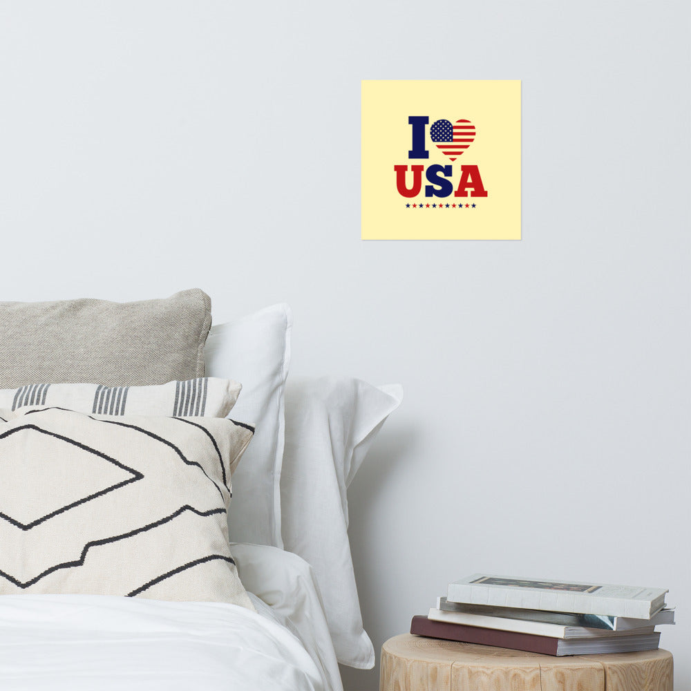 I LOVE USA - Poster