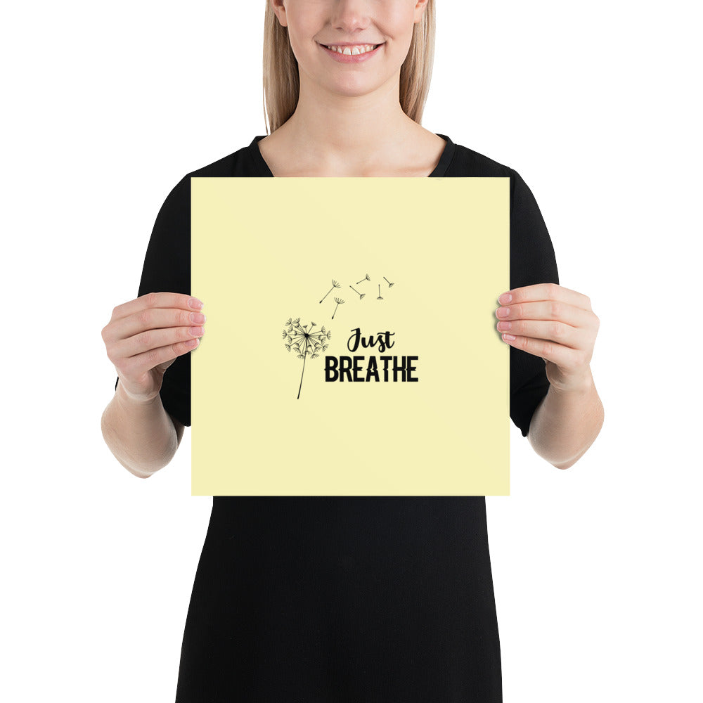 JUST BREATHE - Poster
