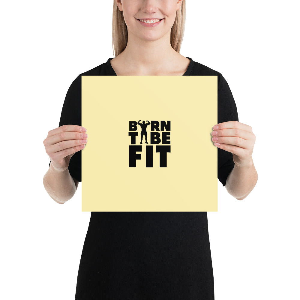 BORN TO BE FIT- Poster