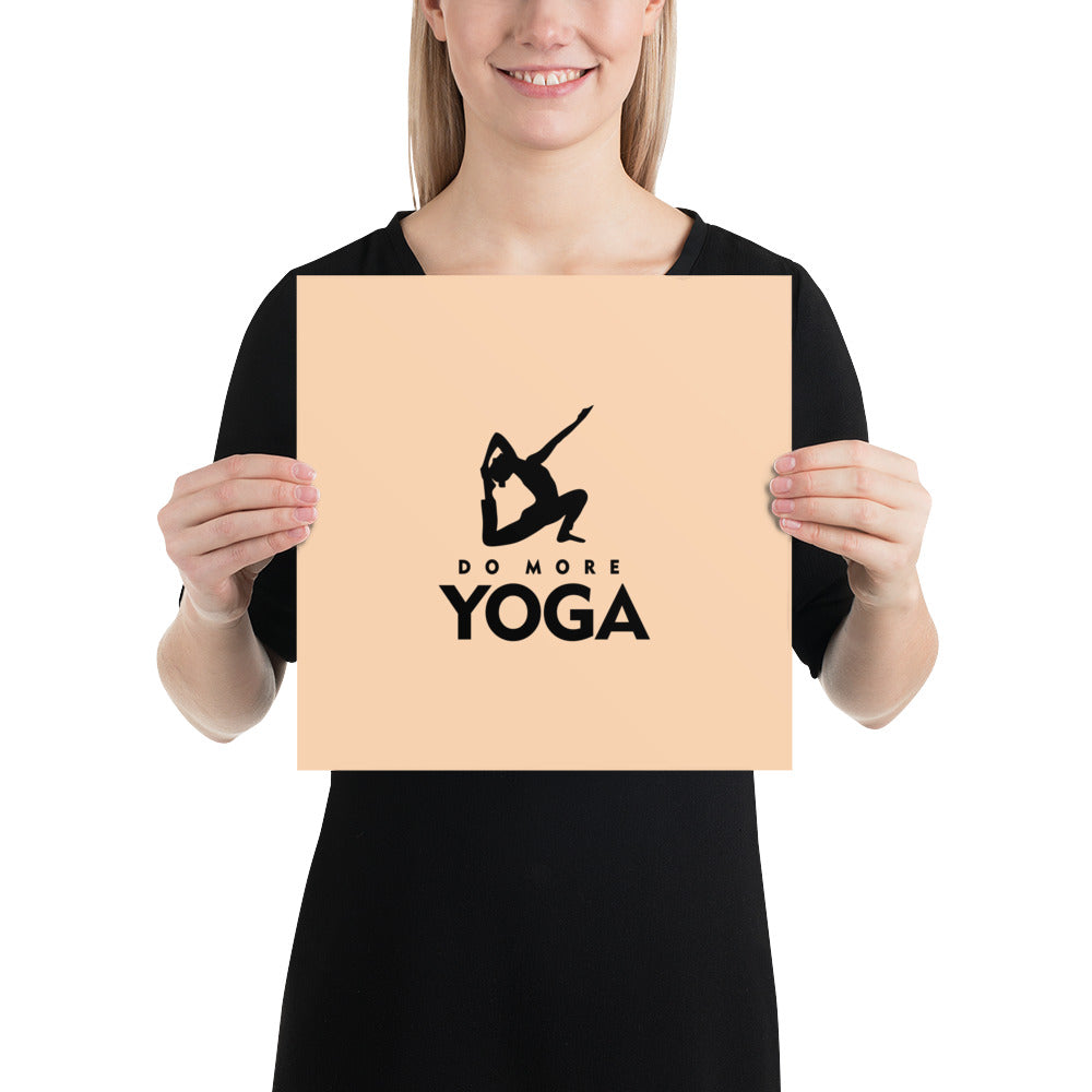 DO MORE YOGA - Poster