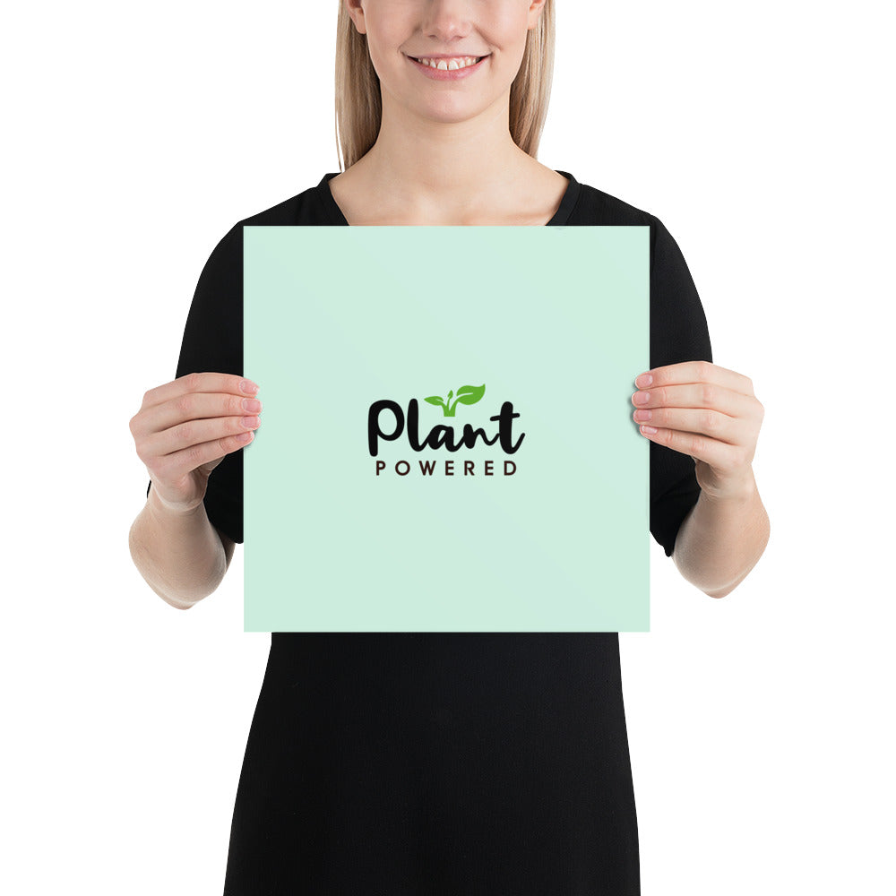 PLANT POWERED - Poster