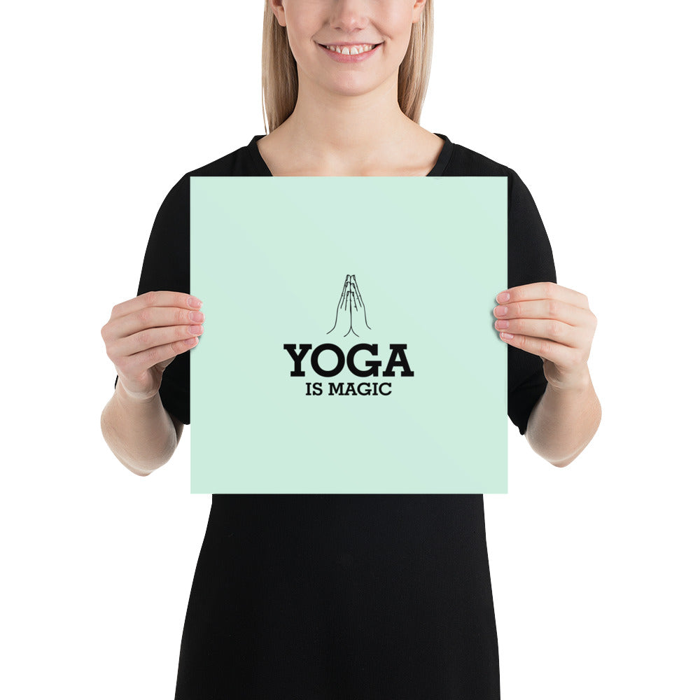 YOGA IS MAGIC - Poster