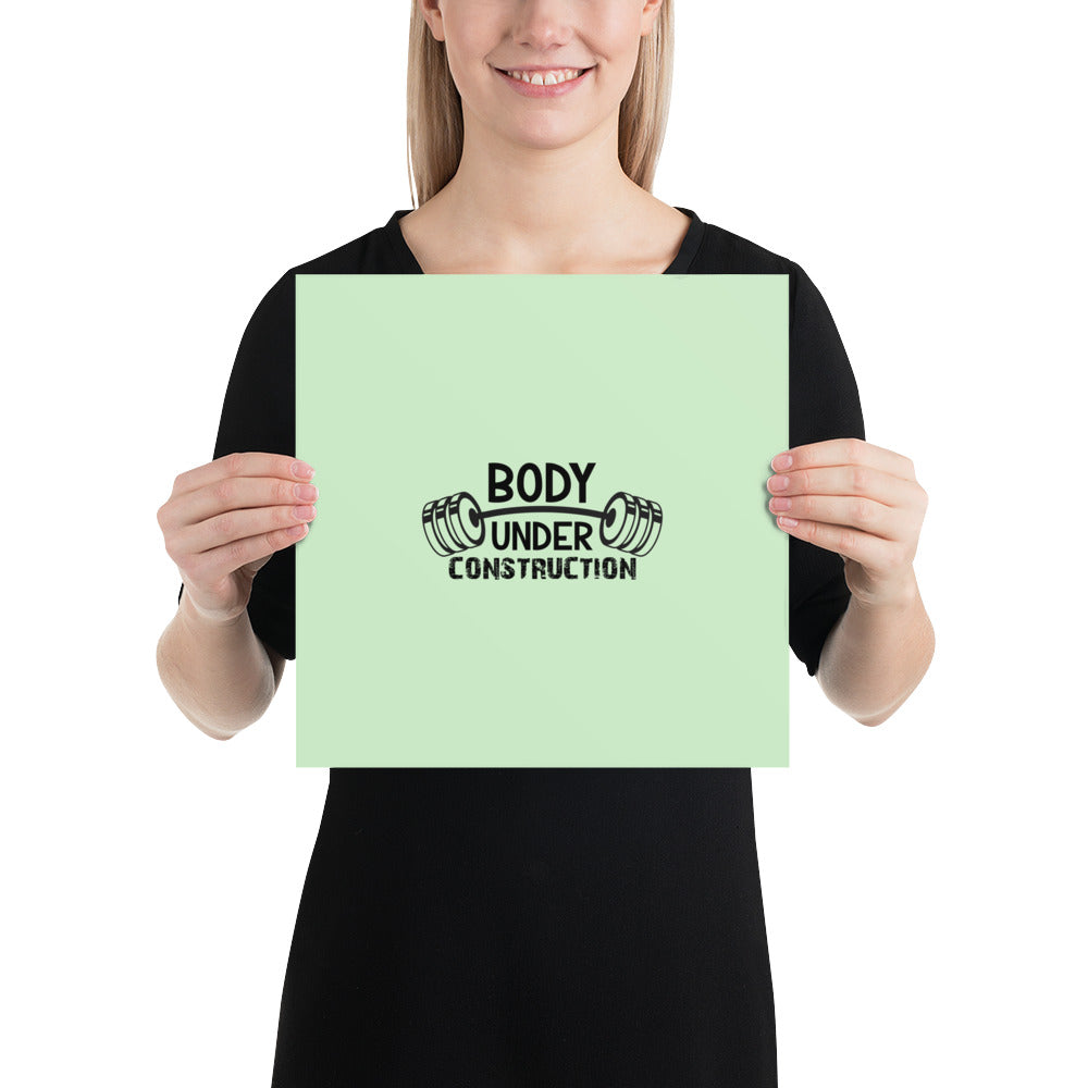 BODY UNDER CONSTRUCTION - Poster