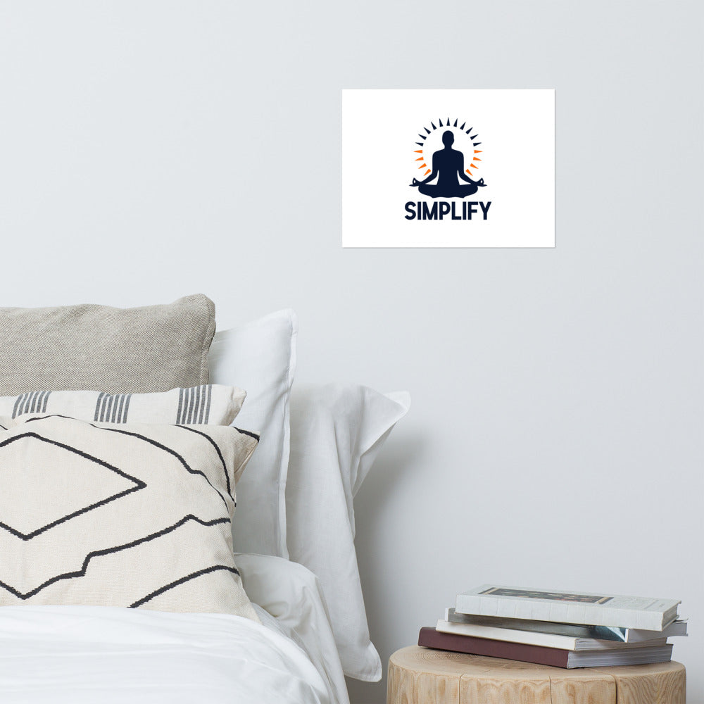 SIMPLIFY - Poster