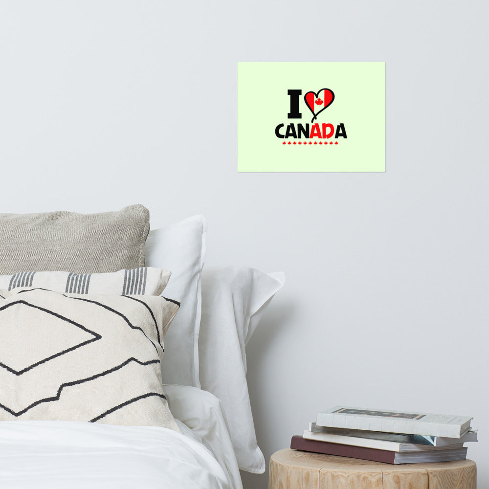 I LOVE CANADA - Poster