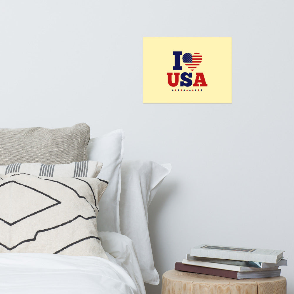 I LOVE USA - Poster