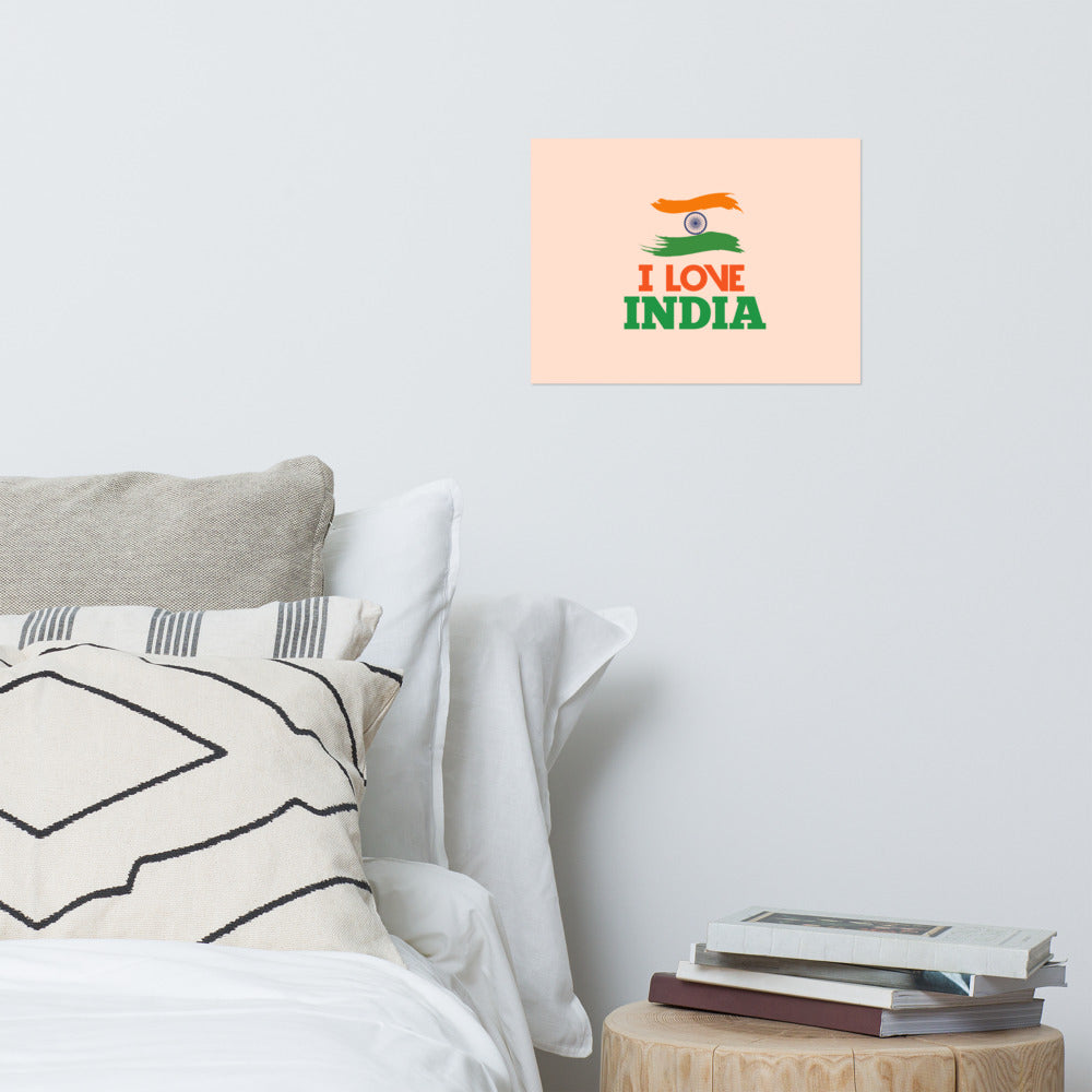 I LOVE INDIA - Poster