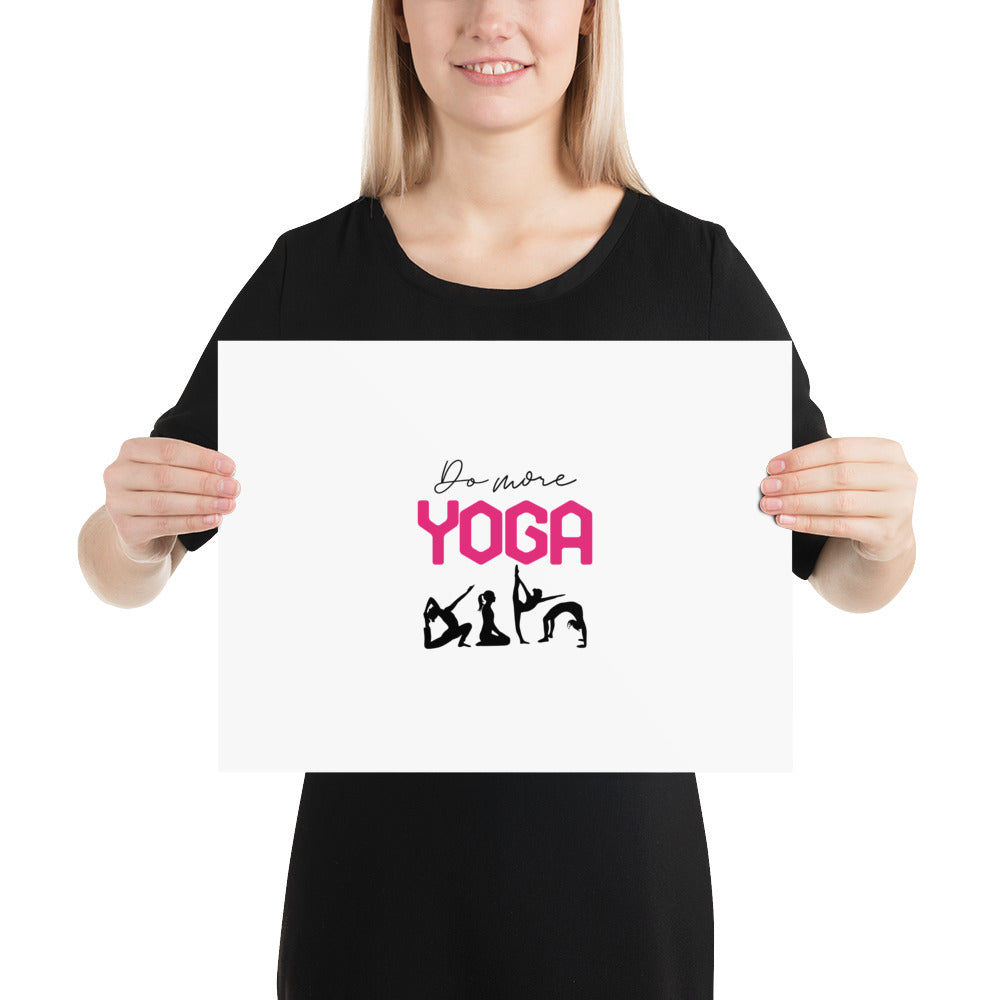 DO MORE YOGA - Poster