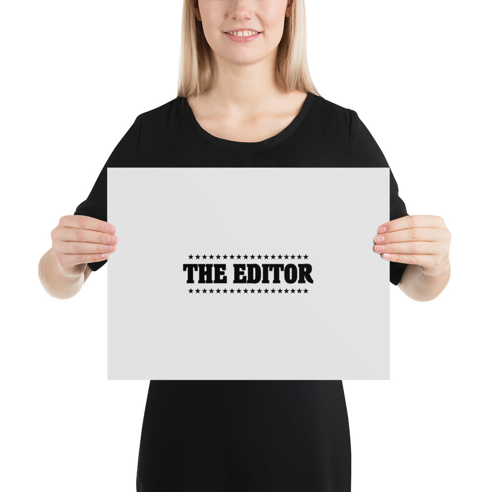 THE EDITOR - Poster