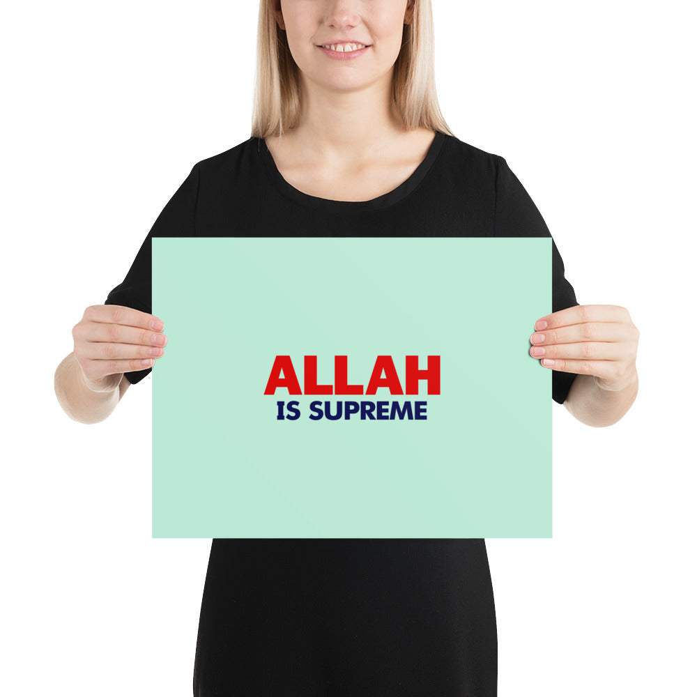 ALLAH IS SUPREME - Poster