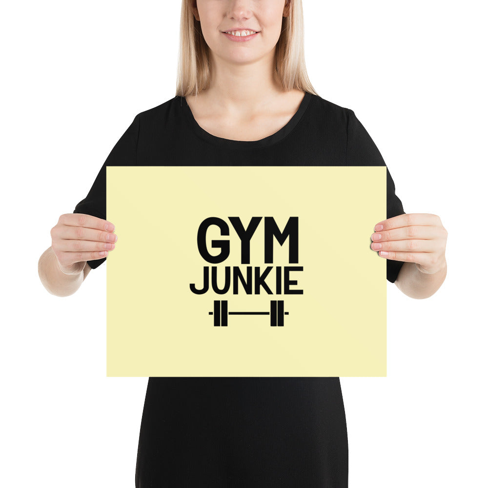 GYM JUNKIE - Poster