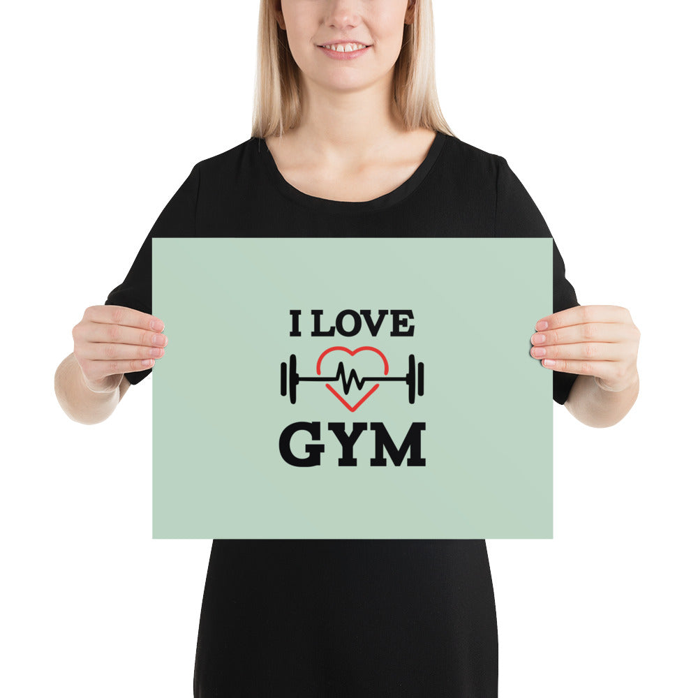 I LOVE GYM - Poster