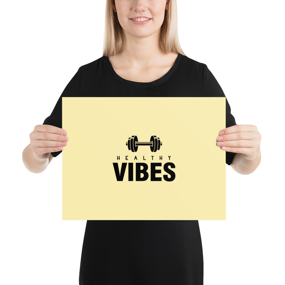 HEALTHY VIBES - Poster