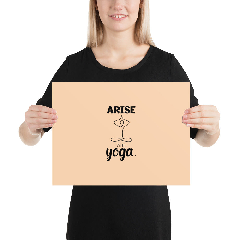 ARISE WITH YOGA - Poster