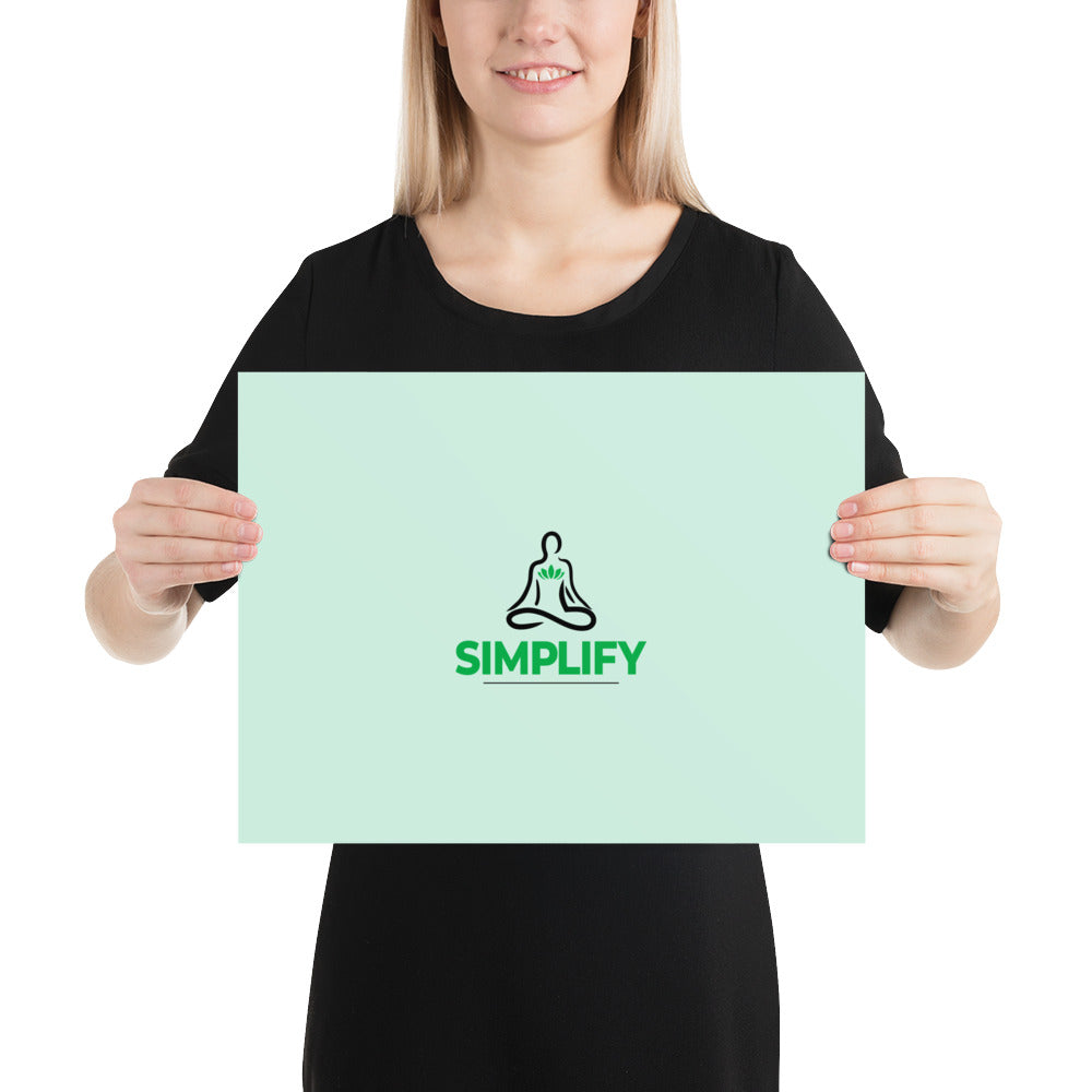 SIMPLIFY - Poster