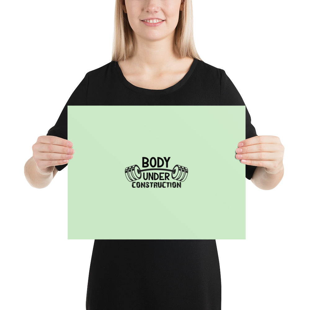 BODY UNDER CONSTRUCTION - Poster