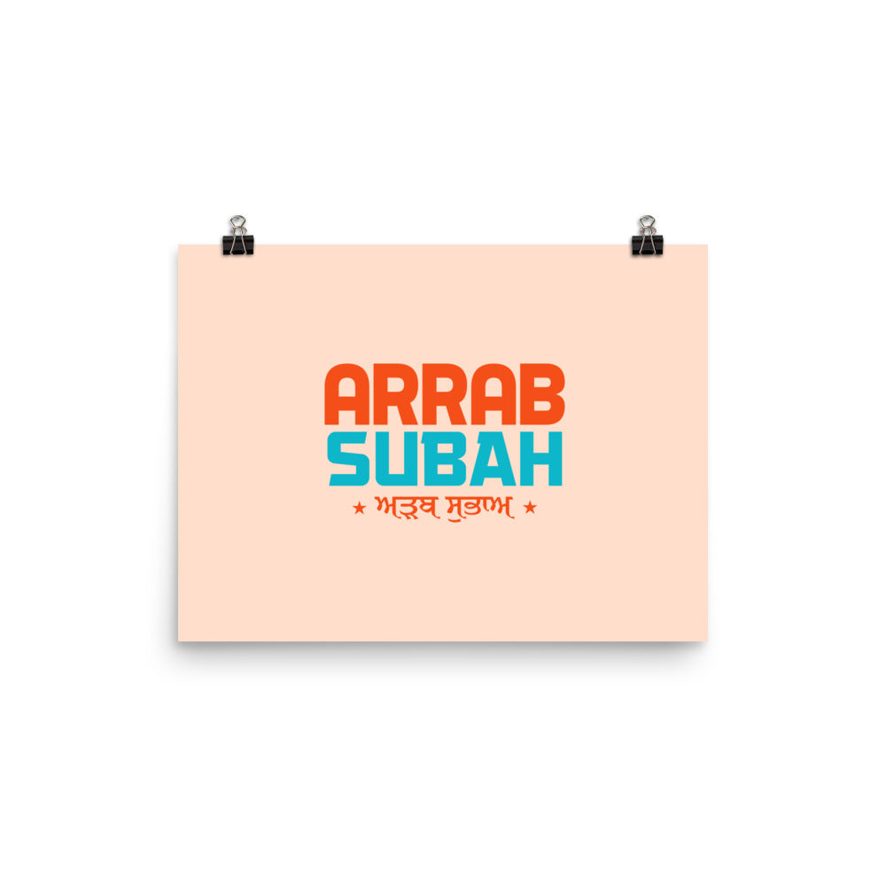 ARRAB SUBAH - Poster