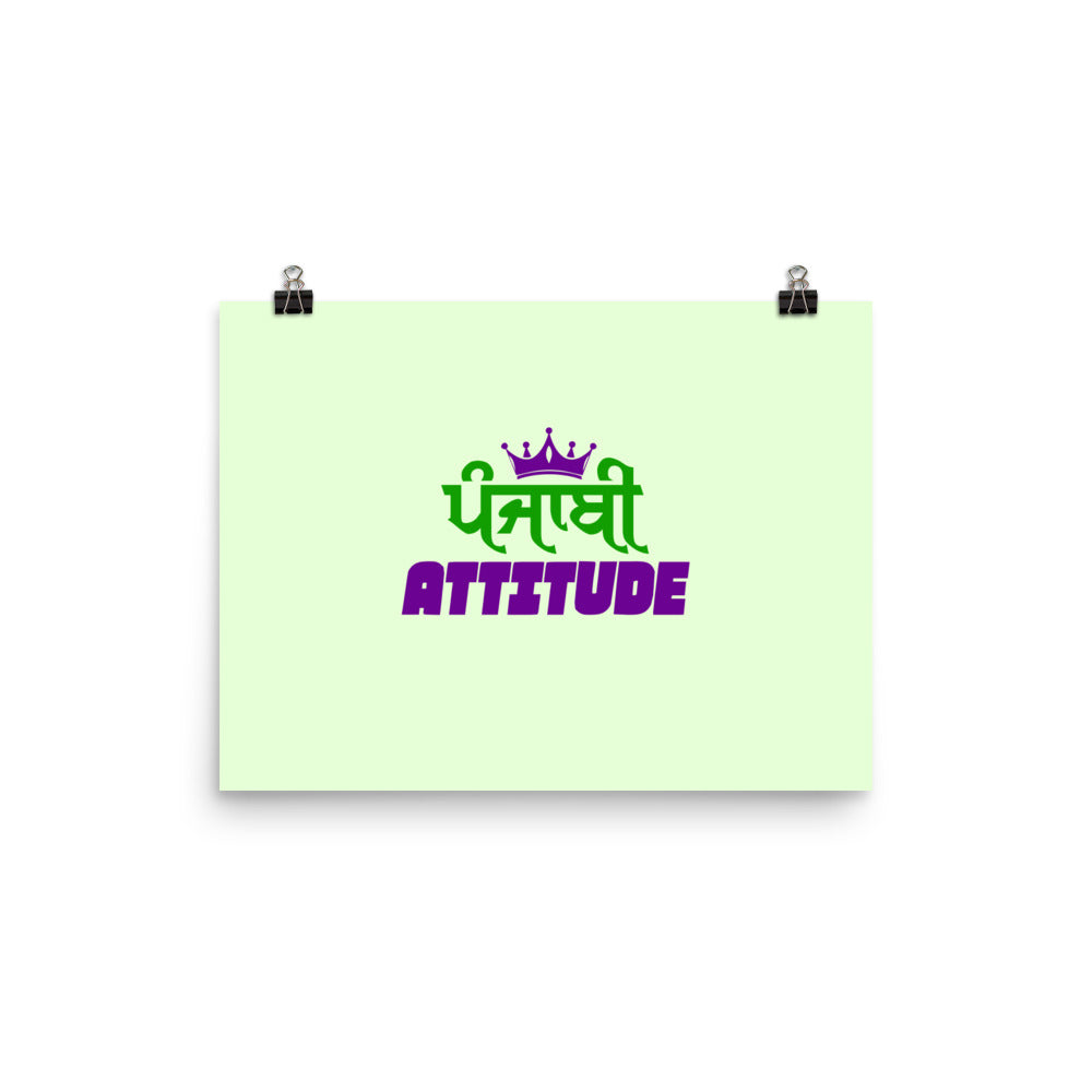 PUNJABI ATTITUDE - Poster