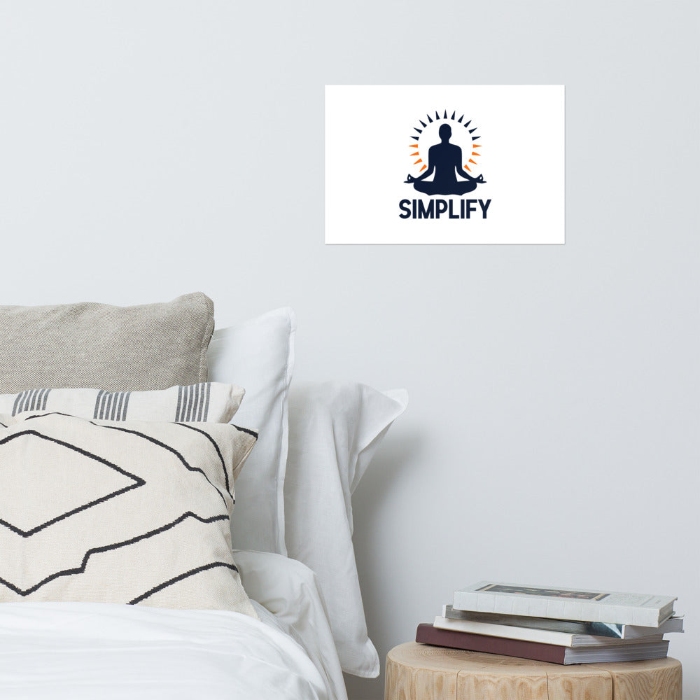 SIMPLIFY - Poster