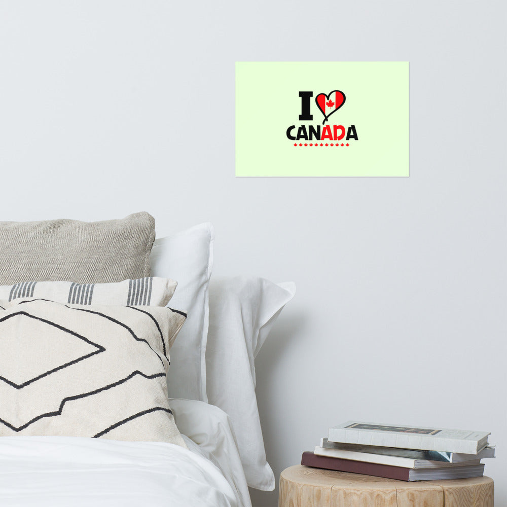 I LOVE CANADA - Poster