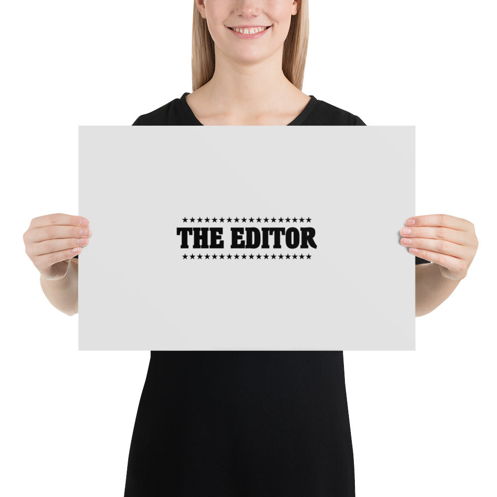 THE EDITOR - Poster