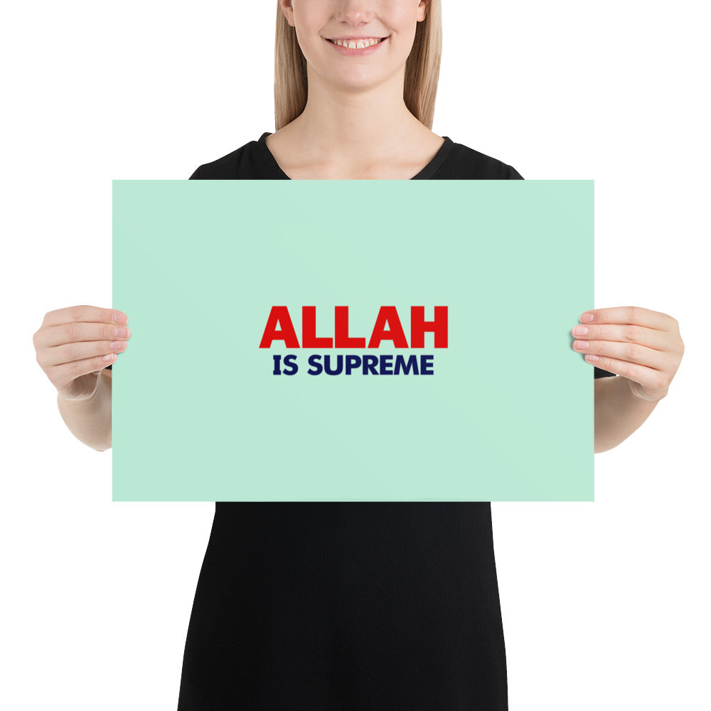 ALLAH IS SUPREME - Poster