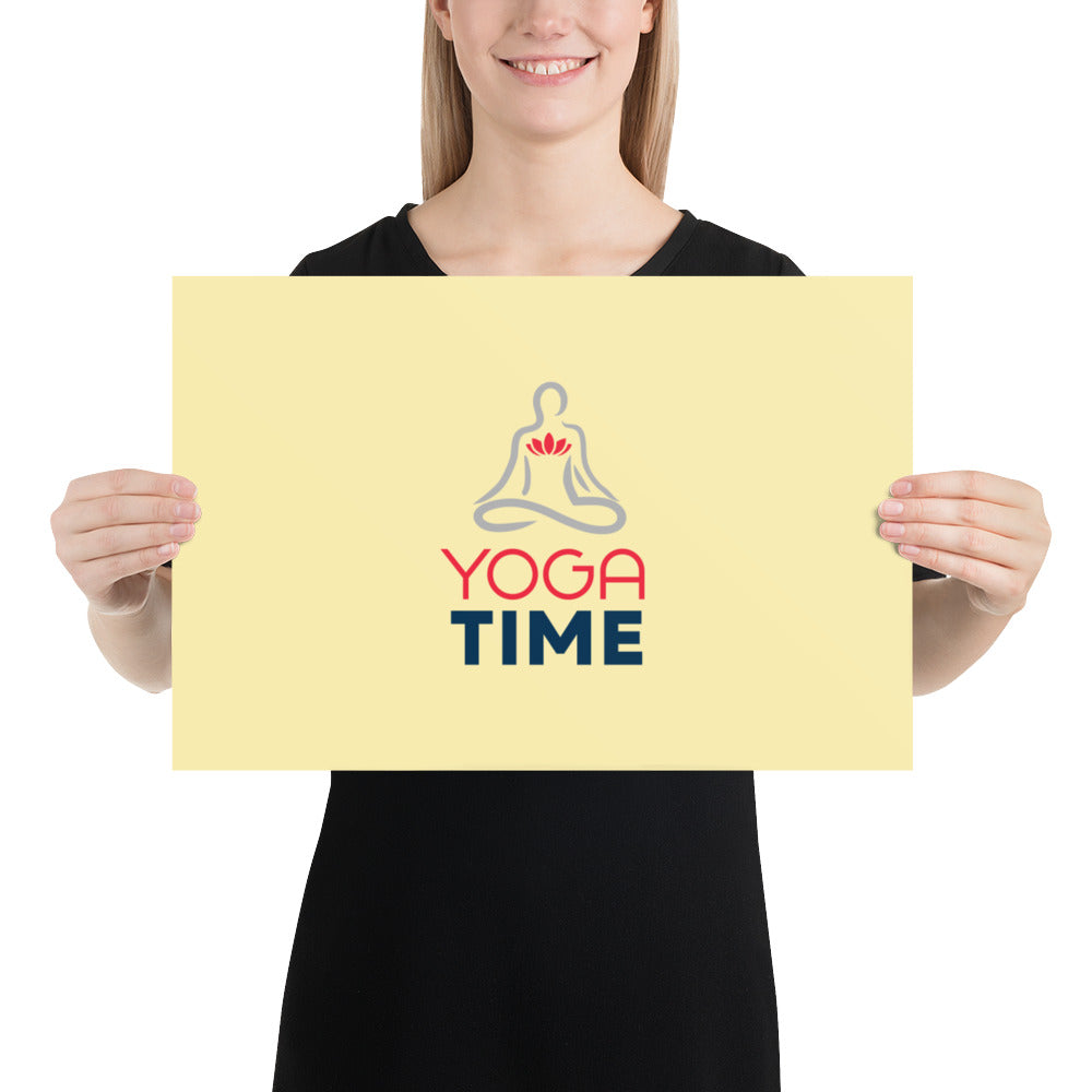 YOGA TIME - Poster