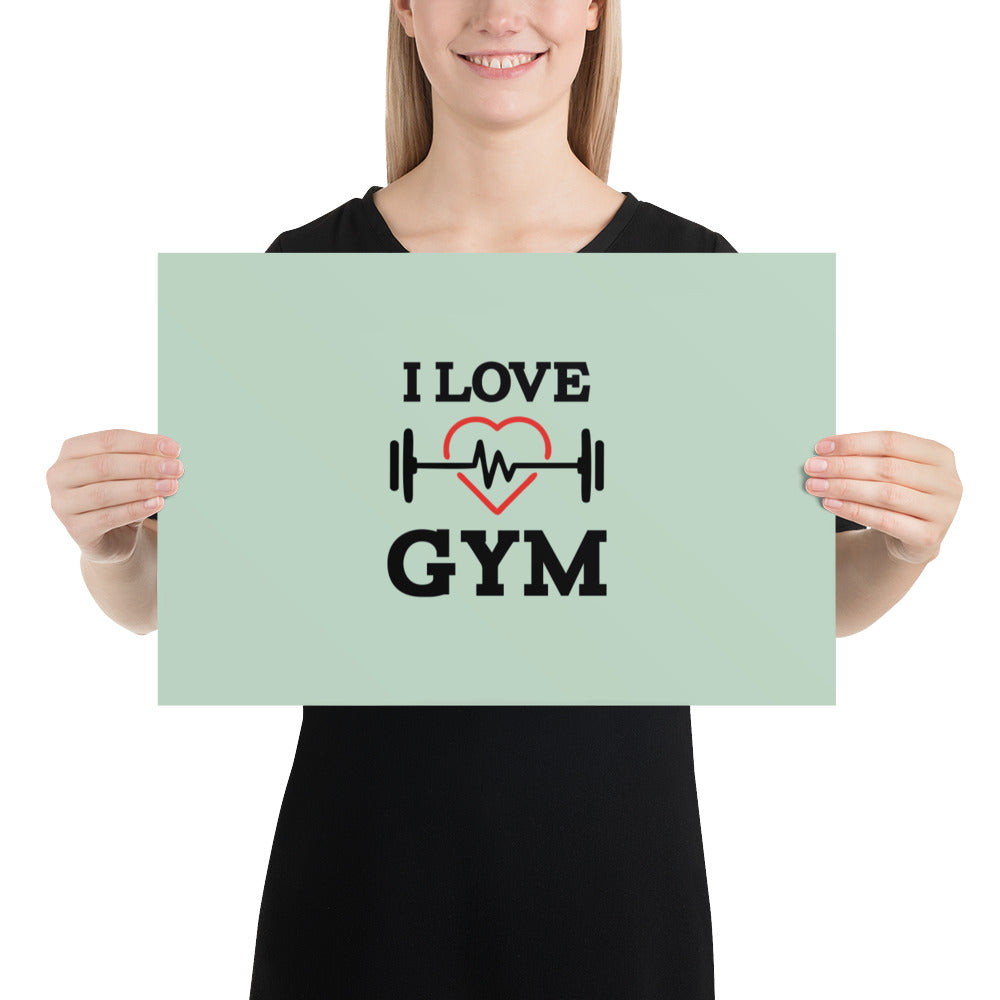 I LOVE GYM - Poster