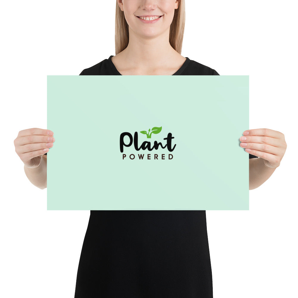 PLANT POWERED - Poster