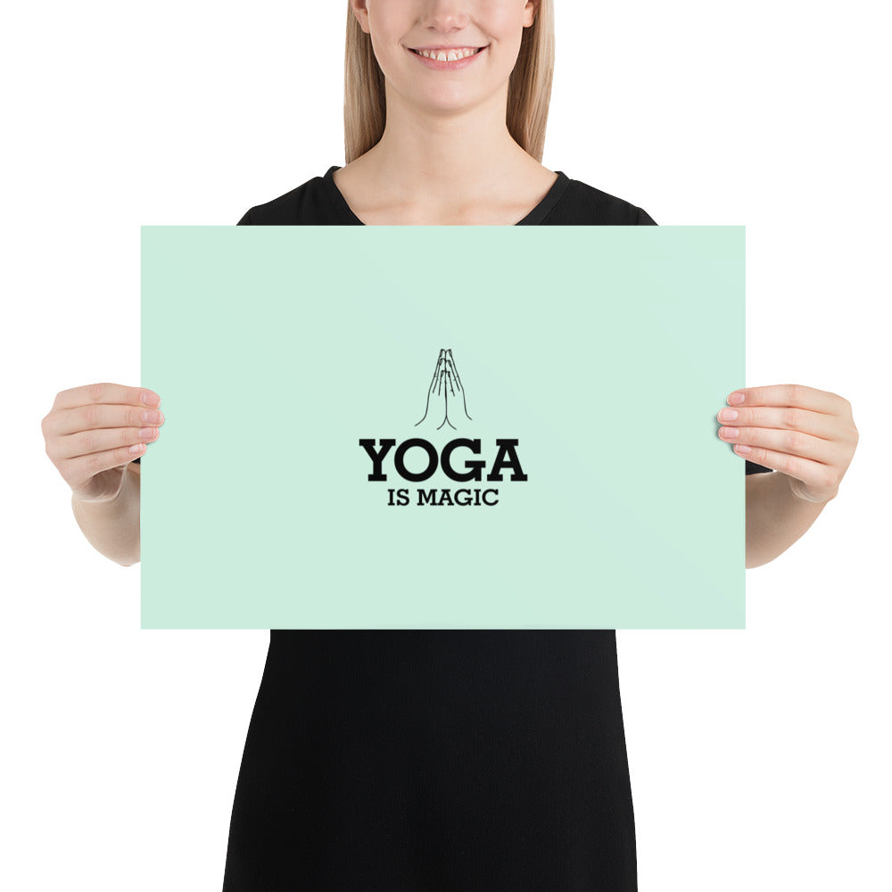 YOGA IS MAGIC - Poster