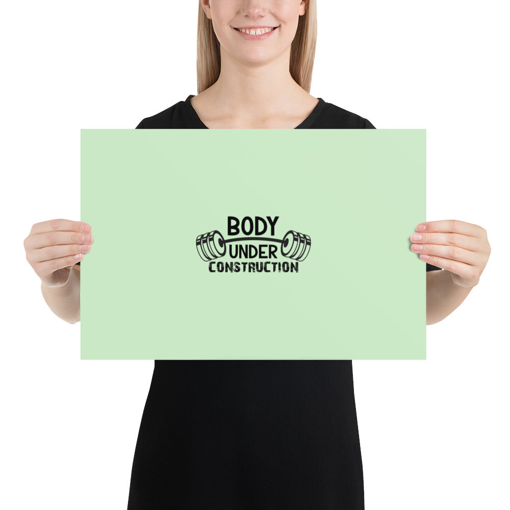 BODY UNDER CONSTRUCTION - Poster