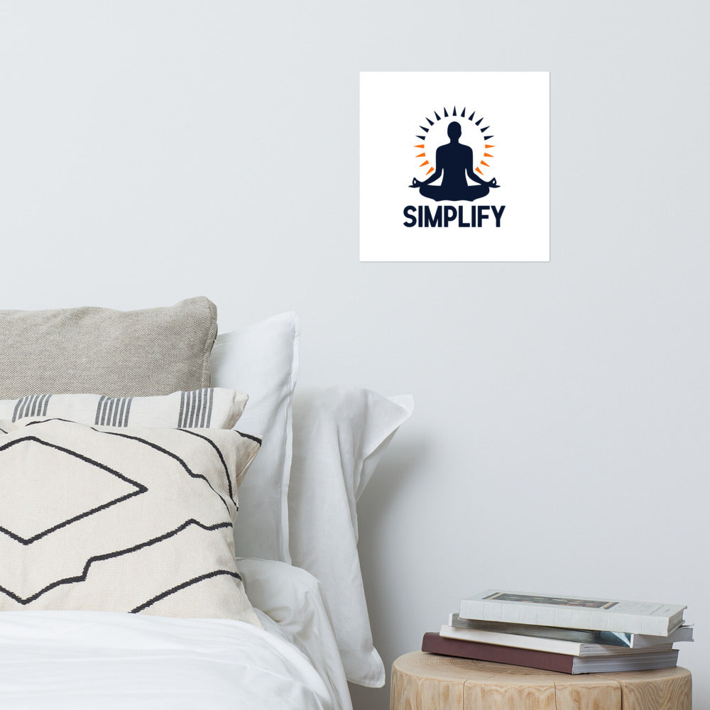 SIMPLIFY - Poster
