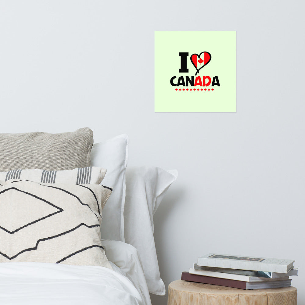 I LOVE CANADA - Poster