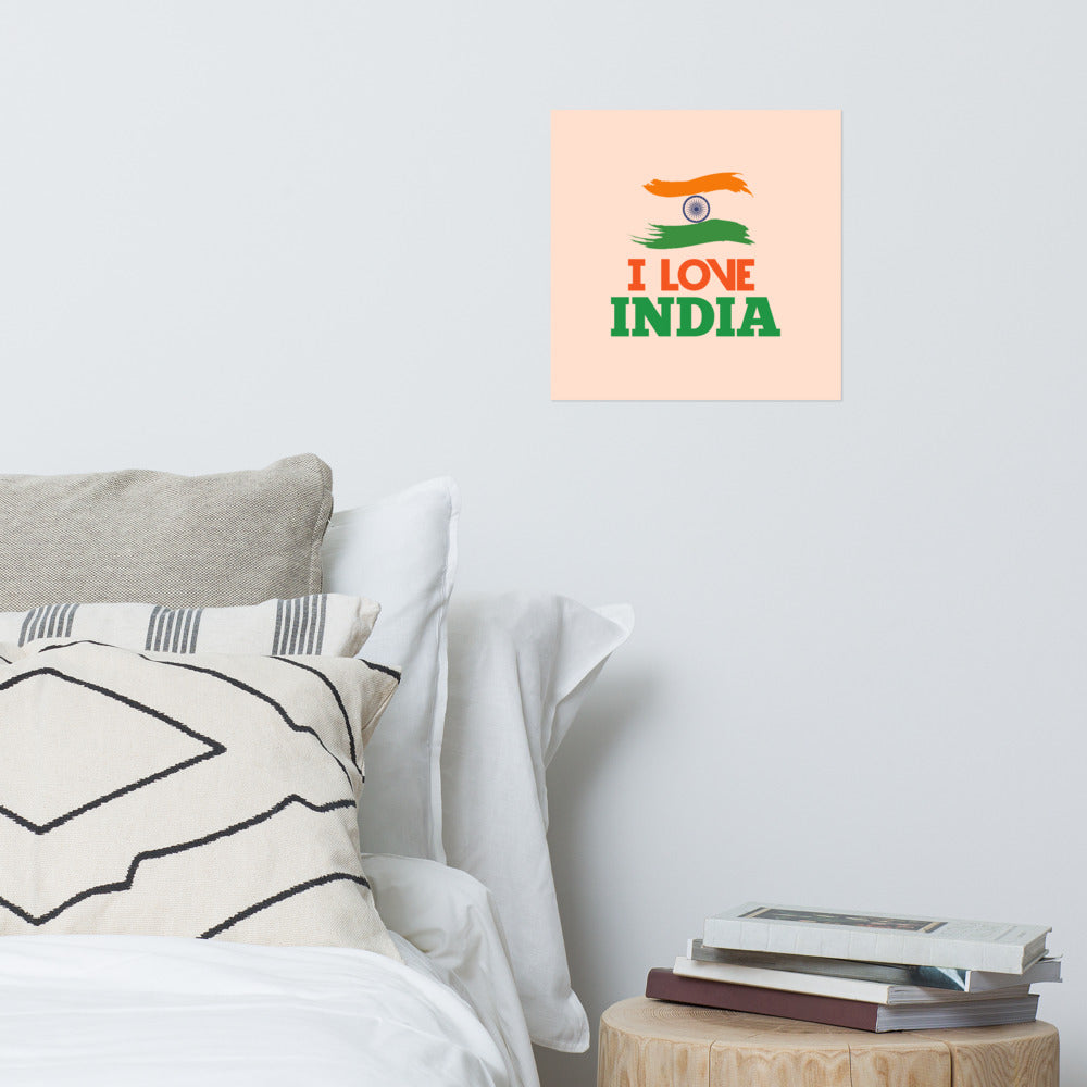 I LOVE INDIA - Poster