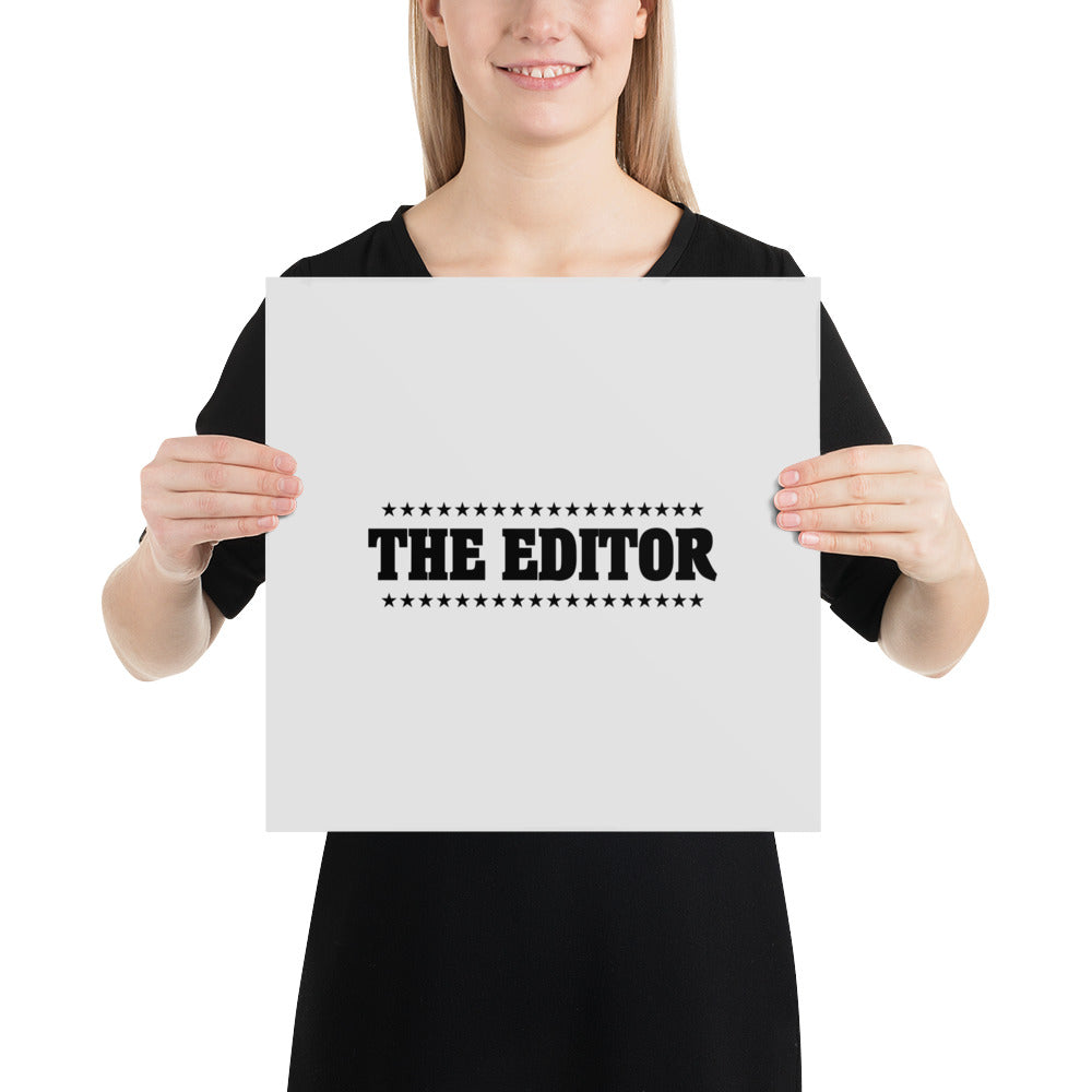 THE EDITOR - Poster