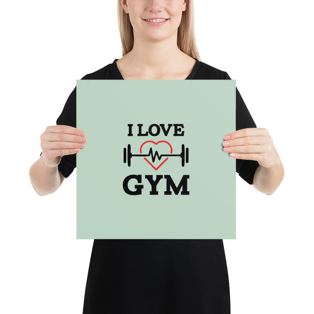 I LOVE GYM - Poster