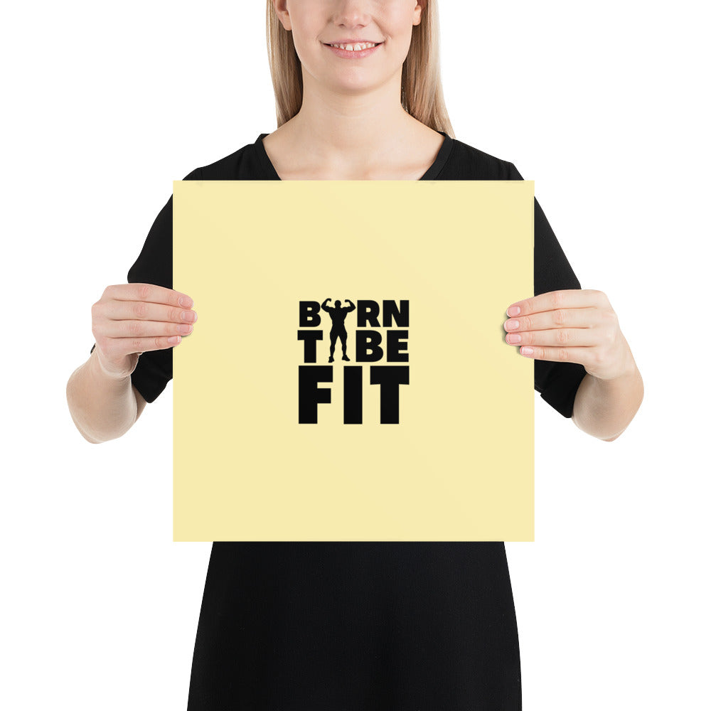 BORN TO BE FIT- Poster