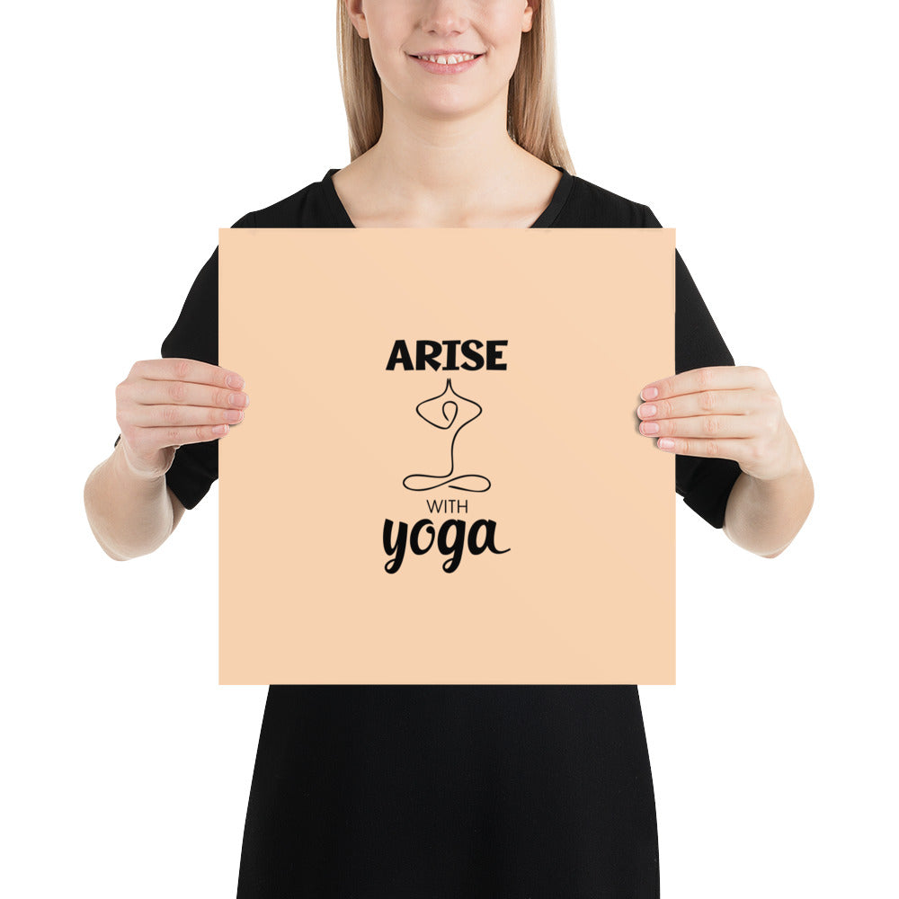 ARISE WITH YOGA - Poster