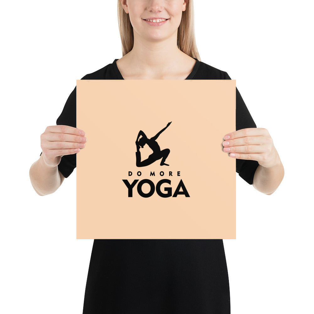 DO MORE YOGA - Poster