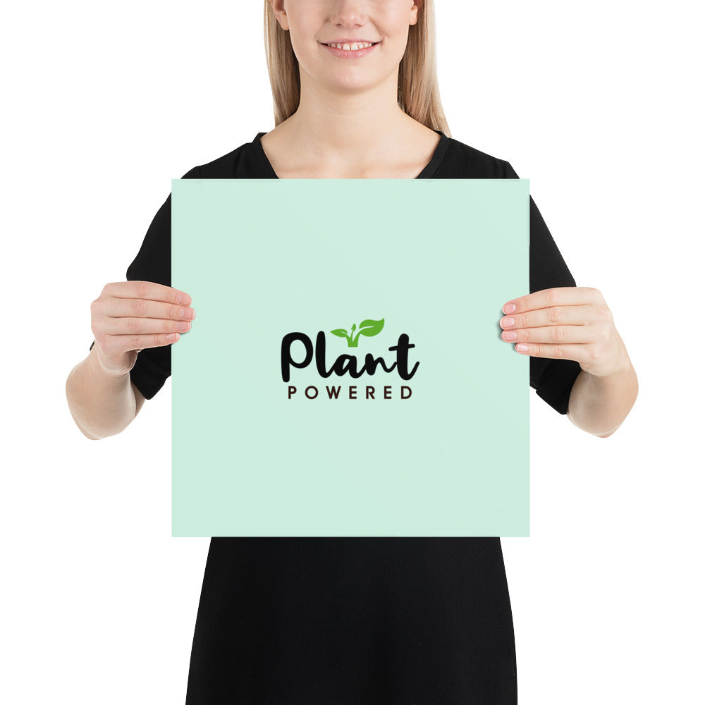 PLANT POWERED - Poster