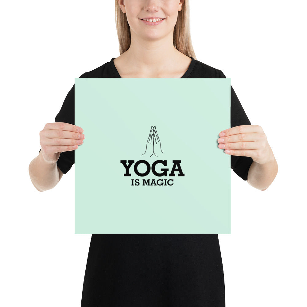 YOGA IS MAGIC - Poster