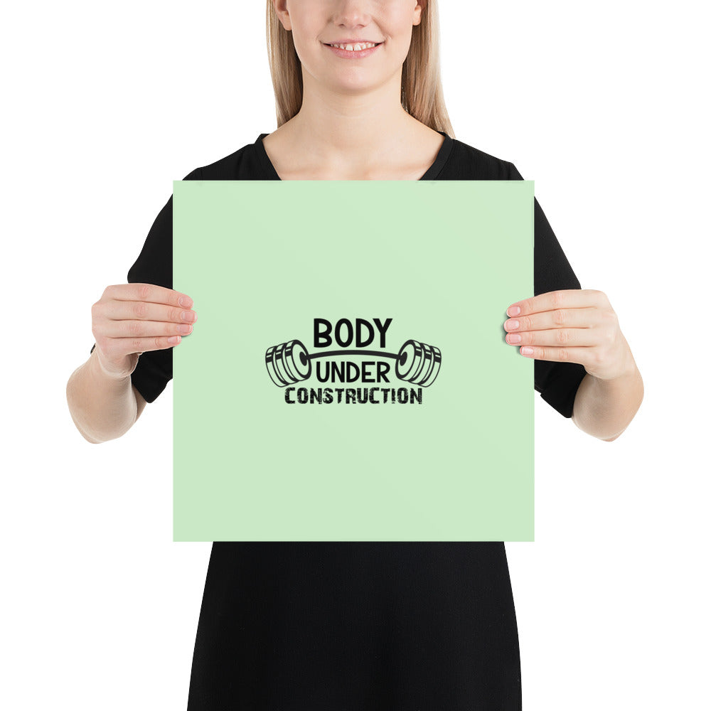 BODY UNDER CONSTRUCTION - Poster