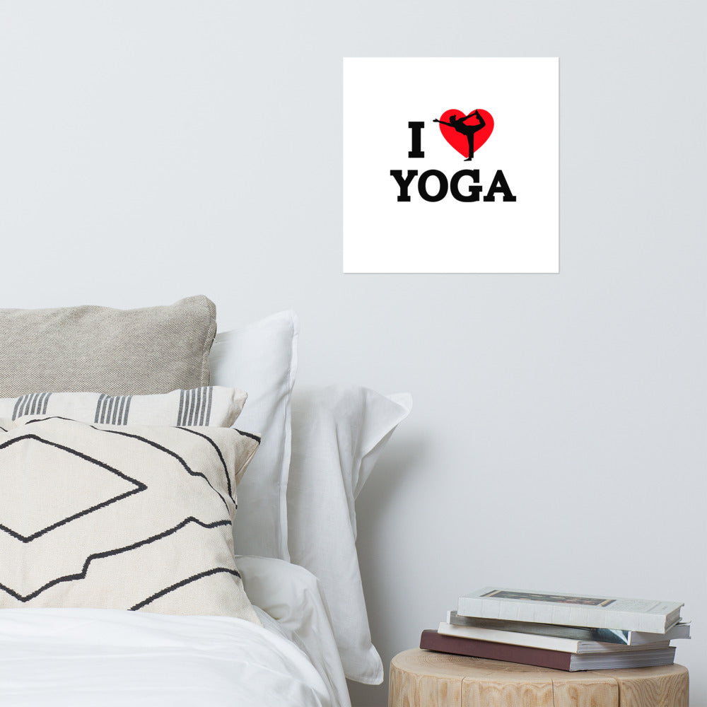 I LOVE YOGA - Poster