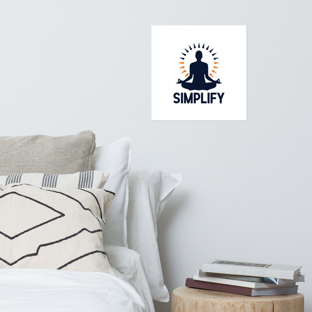 SIMPLIFY - Poster