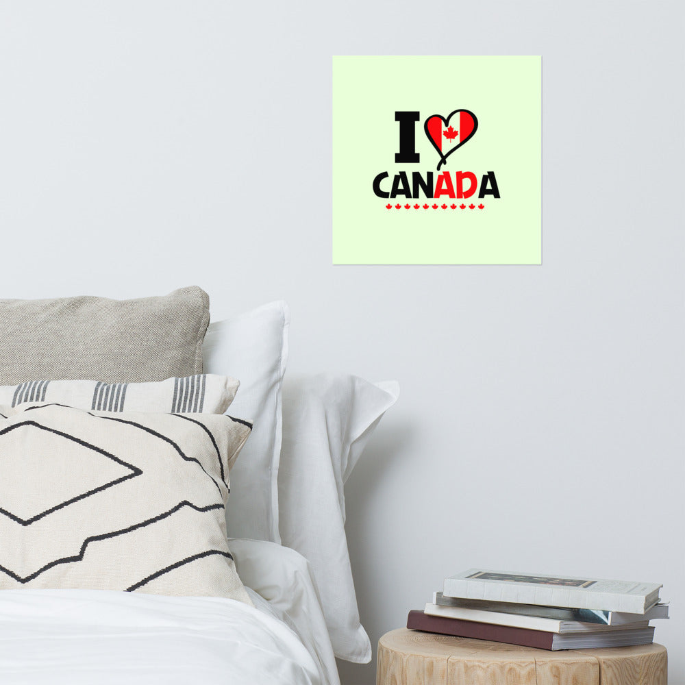 I LOVE CANADA - Poster