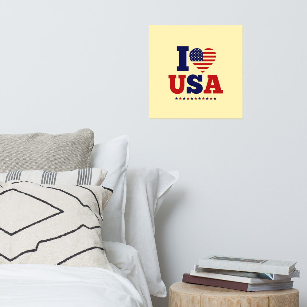 I LOVE USA - Poster