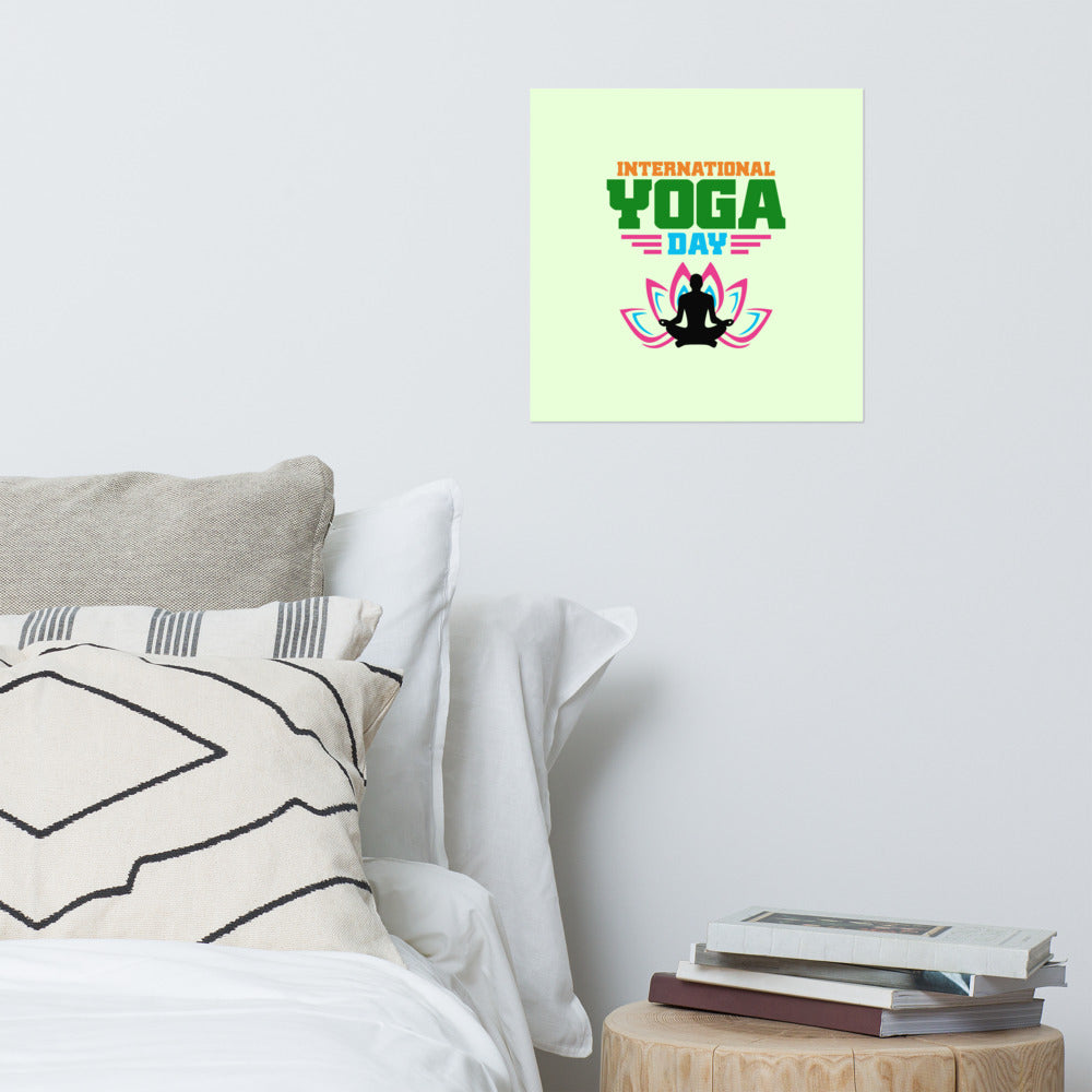 INTERNATIONAL YOGA DAY - Poster