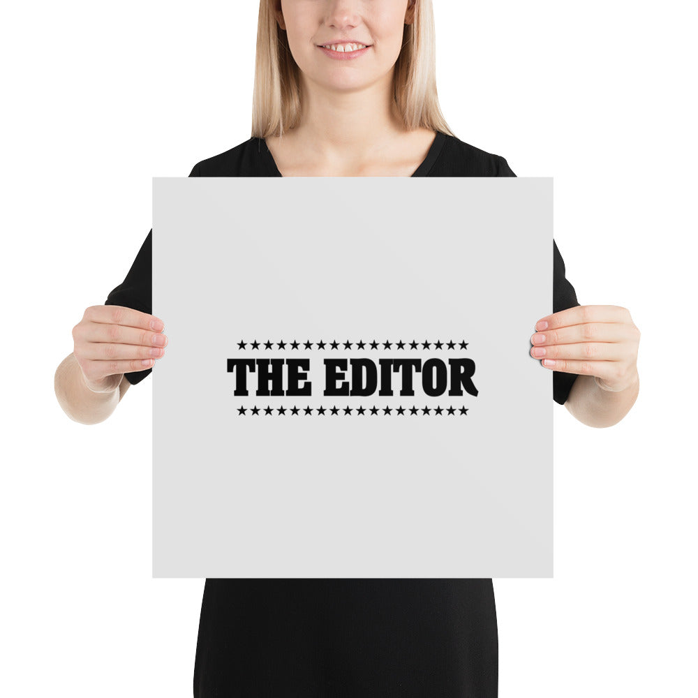 THE EDITOR - Poster