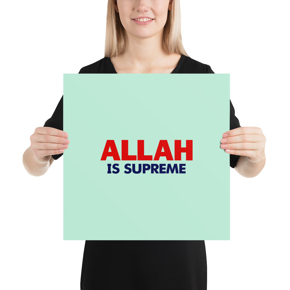 ALLAH IS SUPREME - Poster